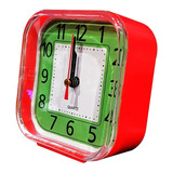 Reloj Despertador Cuadrado Dormitorio Casa Colores Alarma