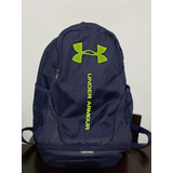 Mochila Under Armour Hustle 29.5 L. Azul Impermeable Laptop