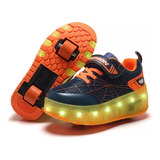 Patines De Ruedas Con Luces Led Recargables, Tipo Spedermant