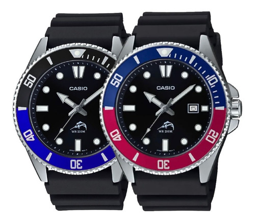 Reloj Casio Marlin Duro Mdv-106 Batman, Pepsicolor 200mts 