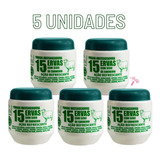 Kit 5 Pomadas Massageadora 15 Ervas E Sebo De Carneiro 240g 