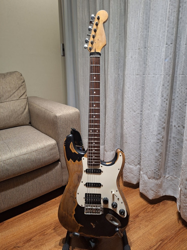 Squier Stratocaster John Mayer Black Relic (única En Chile)
