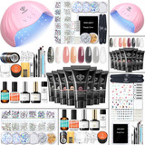 Kit De Poligel Modelones De Uñas 8 Colores Manicurista 