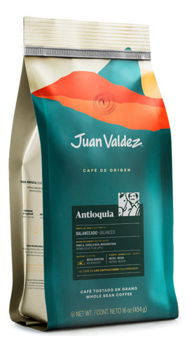 Café Juan Valdez Antioquia Grano 454gr