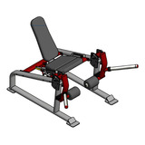 Plano Para Fabricar Maq De Gym. Sillon Cuadriceps Convergent