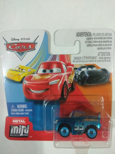 Disney Pixar Cars Metal Mini Racers Rayo Mcqueen Dinoco Mc1