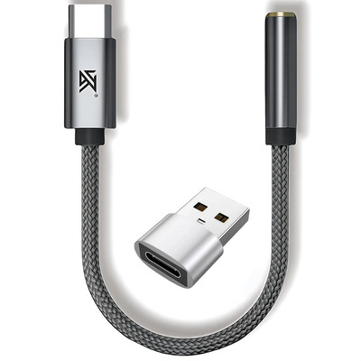 Adaptador Kz Am01 Dac Usb Tipo C A Audifonos 3.5 Mm Hi-res | MercadoLibre
