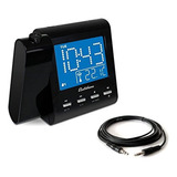 Reloj Despertador Con Radio Am/fm, Doble Alarma, Color Negro