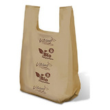 Bolsa Camiseta Grande Biodegradable Vitabag Con Asa 80 Pz