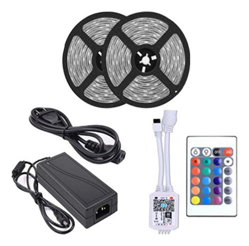 Adaptador Remoto Ir De 5 Tiras De Luces Led 5050 Rgb 150 Wat