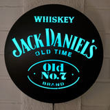 Cuadro Led Decorativo Jack Daniel's Whisky 40x40cm