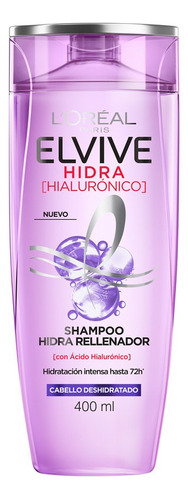 Shampoo Elvive L'oréal Hidratación Hialurónico X 400ml