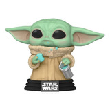 Funko Pop Star Wars The Mandalorian Criança Grogu Cookie 465