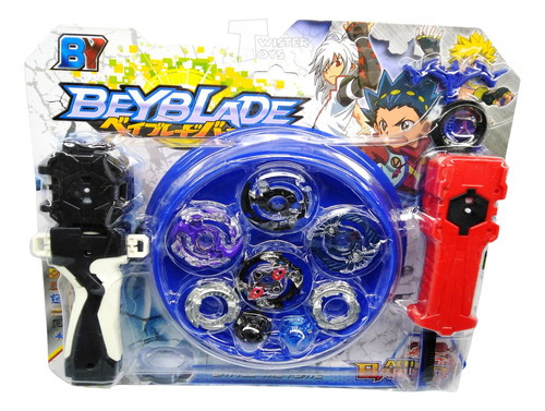 Bey Blade Burst Estadio Lanzador Y Trompos