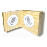 Lampara Techo Madera Rustica Led Incorporado 