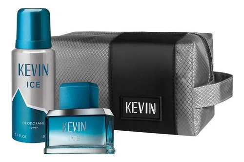 Perfume Neceser Kevin Ice Edt 60 Ml + Deo 150 Ml Volume