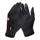 Guantes Motociclista Gadnic Touch Táctico Deportivos Térmico Color Negro Talle M