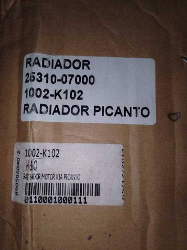 Radiador Sincrnico Kia Picanto Foto 7