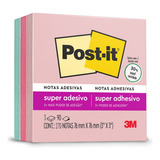 Bloco Adesivo Post-it Cubo Paixão Viajar 76x76 270 Folhas 3m