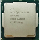 Core I3 8100t Lga Socket 1151 3.10 Ghz Oem 8ªg. Sem Cooler