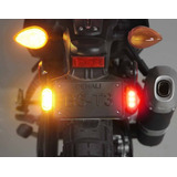 Harley Direccional Trasera Dual Rojo / Ambar Led Denali 