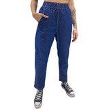 Pantalón Mujer Mom De Jean Camisero Tiro Alto C/4 Bolsillos