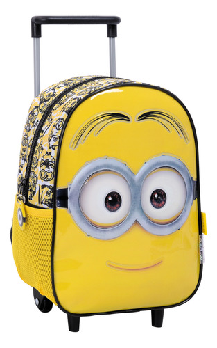 Mochila Con Carro Jardin 12p Minions Orig Wabro Mundo Manias