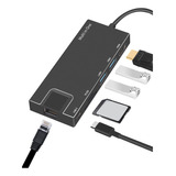 Adaptador Usb C A Tipo C Usb 3.0 Hdmi 4k Rj45 Lector Micro S