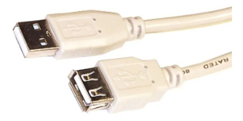 Cable Usb Macho A Hembra  - 2.0 Premium 1,80 Mts 
