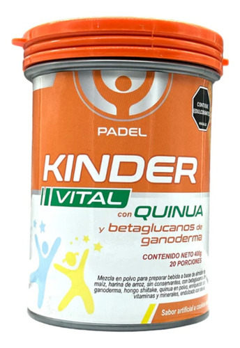 Kinder Vital 400g Padel - Unidad a $35000