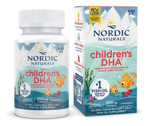 Omega 3 Dha Infantil Nordic Naturals 250 Mg 90softgel