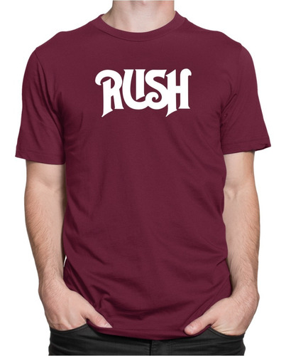 Camiseta Camisa Rush Banda Rock Heavy Metal Estampa Relevo