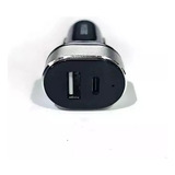 Cargador Tipo C + Usb Para Auto 12v Adaptador Rapido