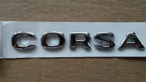 Emblema Letras Corsa 1.8 Chevrolet 2011 2012 Foto 3
