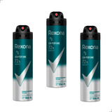 Kit Com 3 Desodorante Masculino Aerosol Rexona 72h 150ml