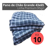 Pack 10  Melhores Panos De Chão Para Limpeza Xadrez Oferta