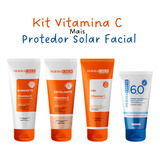Kit Vitamina C Mais Protetor Solar Facial Dermachem