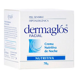 Crema Facial Dermaglós Nutritiva De Noche X 70 G