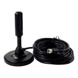 Antena Tda 5.0 Dbi 4k Con Cable De 5 Mts Interior Y Exterior