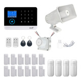 Alarma Wifi Gsm Touch Seguridad Casa Negocio Kit 16 Sensores