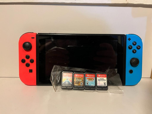 Consola Nintendo Switch Joy Con Red Blue Lt2 
