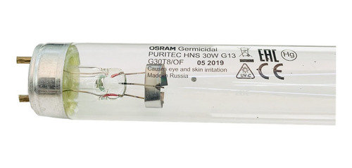 Foco Germicida Tuv30t8 Lampara Uv G30t8 30w G13 Osram