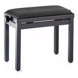 Banqueta Taburete Piano Regulable Stagg Negro