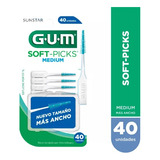 Cepillo Interdental Gum Soft-picks Medio 40 U
