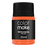 Tinta Líquida Facial Laranja Neon 35ml - Colormake