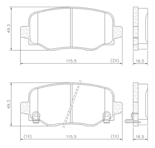 Pastillas De Freno Frasle Para Jeep Commander 2.0 4x4 2021/ Foto 3