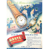 Cartel Retro Relojes Haste 1953 De Harry Steele /45