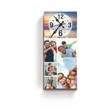 Reloj Simple 60x30 Regalo Cumpleaños Personalizado Papa Mama