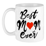 Siyon 11 Oz Best Mom Ever Novedad Tazas De Café De Cerámica 