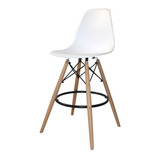 Set 4 Banqueta Taburete Eames Dsw Desayunador- Alto Impacto 